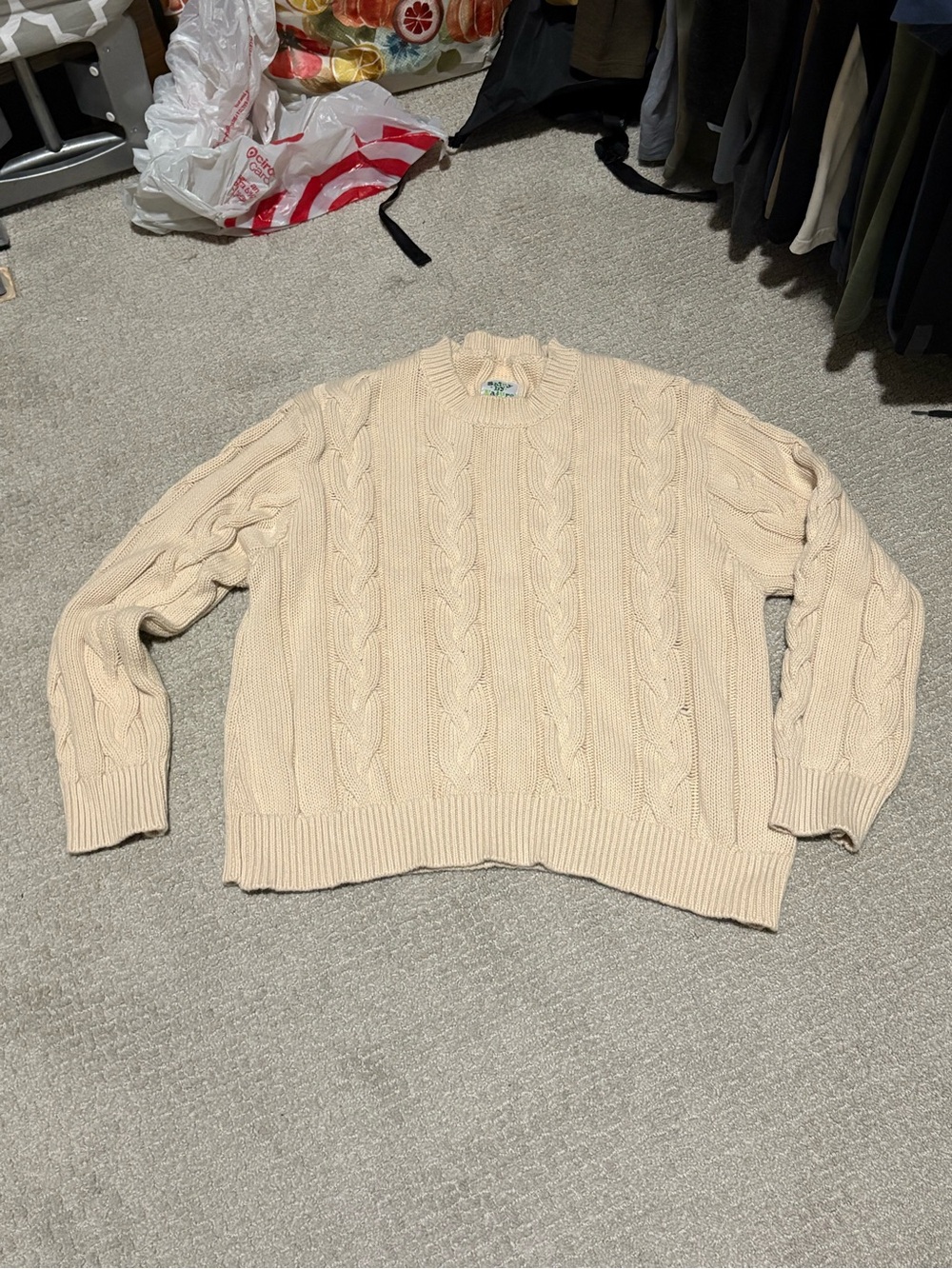 Shiny by Nature Cable Knit Gilmore Girls-inspired Sweater
